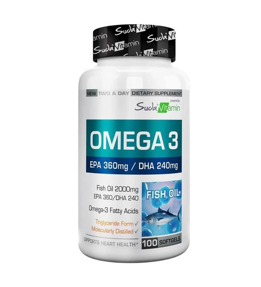 Suda Vitamin Omegabig Balık Yağı 1200 mg 30 Kapsül
