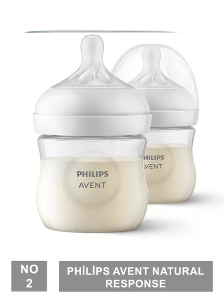 Philips Avent Natural Response 0+ Ay NO:2 2'li Biberon 2x125 ml -SCY900/02-