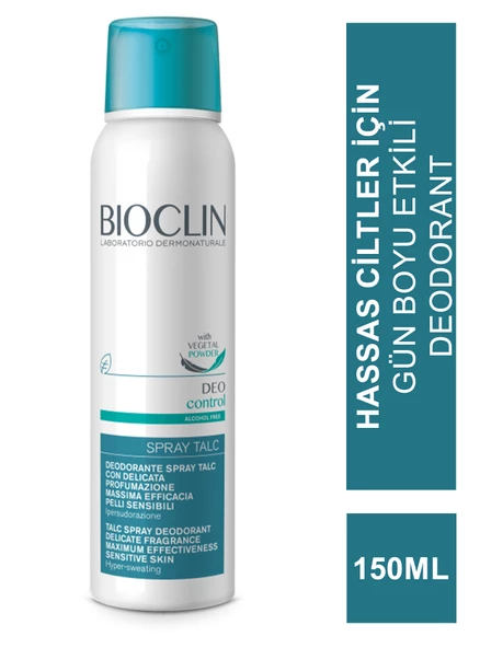 Bioclin Deo Control Spray Talc 150 ml ürün görseli