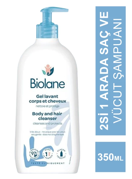 Biolane Body and Hair Cleanser - Saç ve Vücut Şampuanı - 350 ml