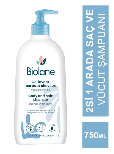 Biolane Body and Hair Cleanser - Saç ve Vücut Şampuanı - 750 ml
