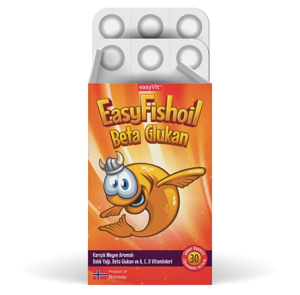 EasyVit EasyFishOil Beta Glukan 30 Tablet