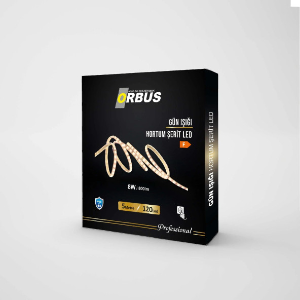 ORBUS GÜN IŞIĞI HORTUM ŞERİT LED 8W - 5 METRE - 2