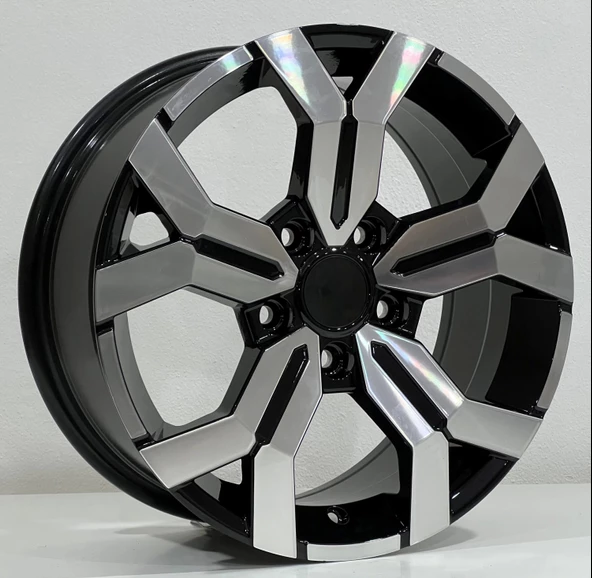 16 JANT 7 X 16 DY-1266 5X114.3 ET40 66.1 BLACK MACHINED XL - 1