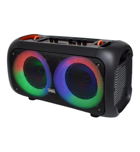 BTS-1709 6.5 INCH Kablosuz Mikrofonlu Bluetooth Hoparlör Usb-Tf-Fm Radyo Siyah - Resim 4