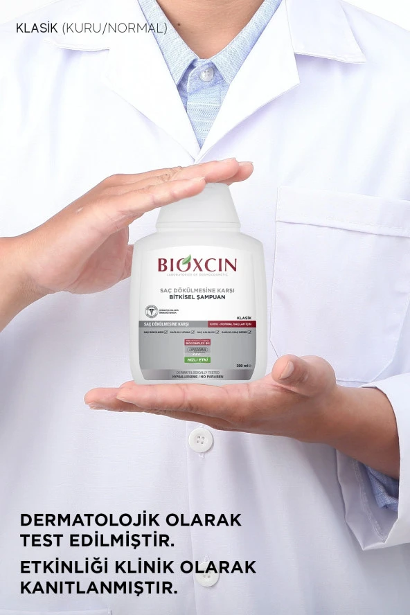 Bioxcin Klasik Kuru Ve Normal Saçlar Için Şampuan 300 Ml - Genesis Şampuan Dökülme Karşıtı - Resim 8
