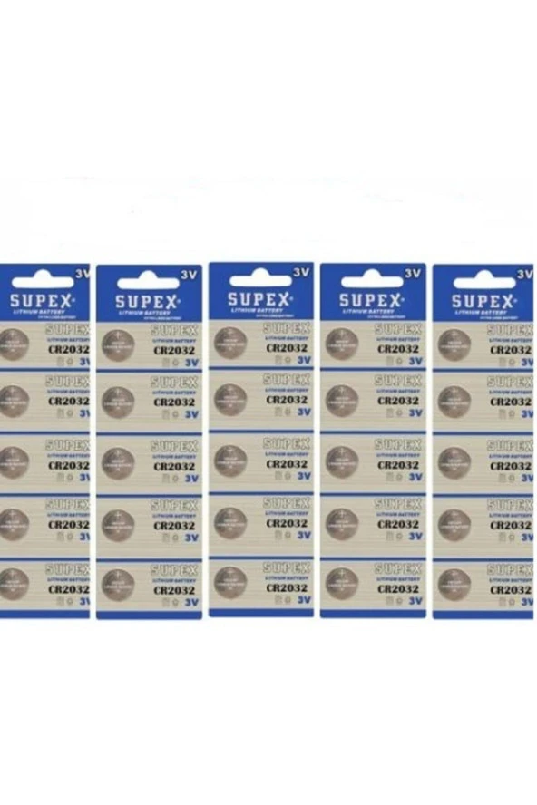 Supex 5 Adet Cr 2032 Pil Bios Para Baskül Tartı Pili Eselk809