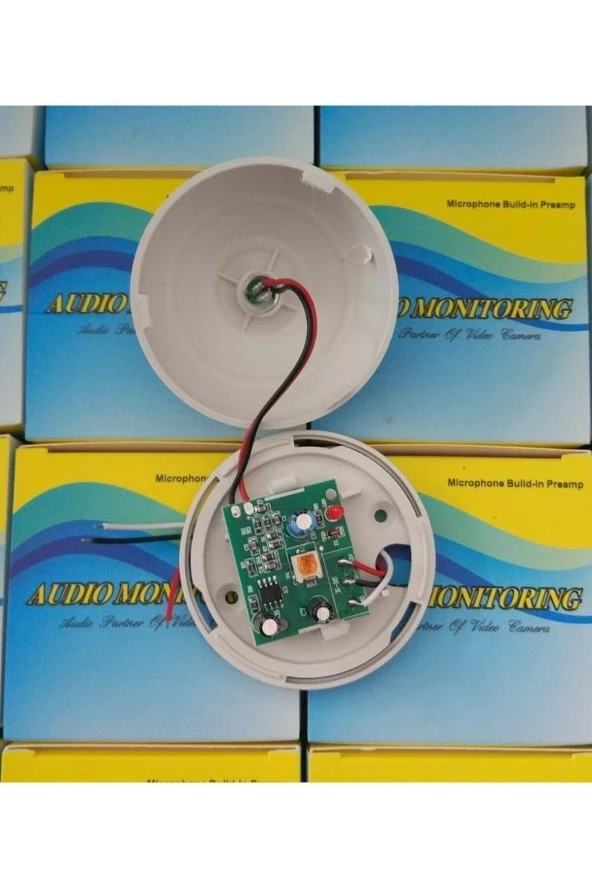 Ayarlı Cctv Dome Güvenlik Kamera Mikrofon Ses Kiti Kartı - 2