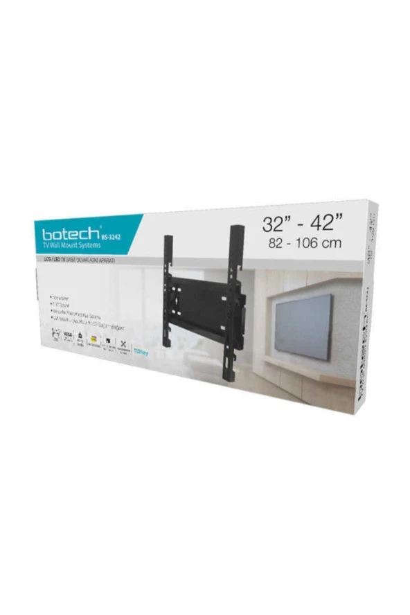Led Tv Askı Aparati Sabit 32"-42" Inch Metal Döküm