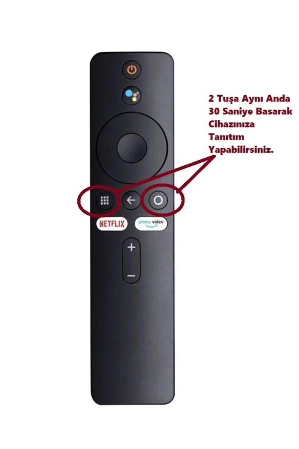 Xiaomi Mi Box S 4k Tv Stick Uyumlu Netflix Prime Video Tuşlu Kumanda ( Sadece Kumanda ) - 2