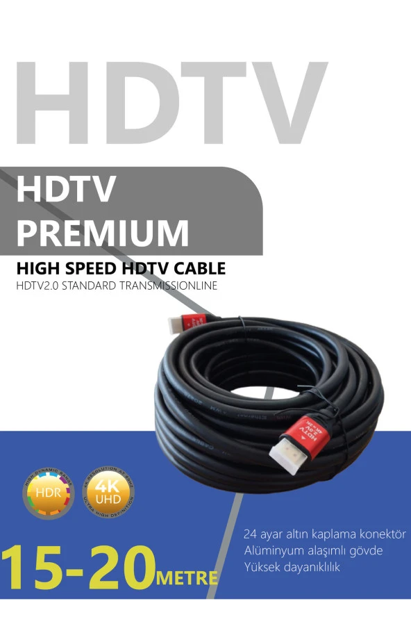 TECHNOZİ 4K 20M HDMI Kablo - 2
