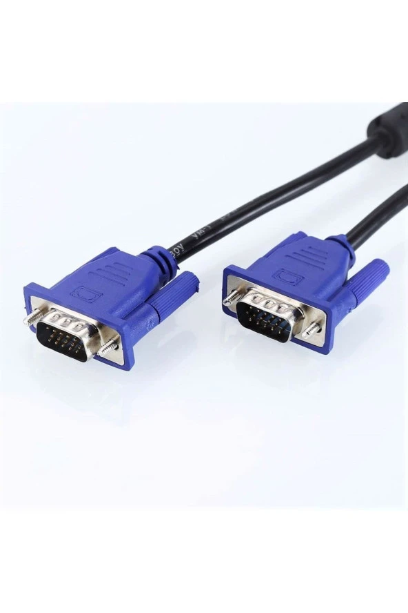 Komponentci Vga To Vga Kablo Lcd Monitör Ve Projeksiyon Kablosu 1.5m - 2