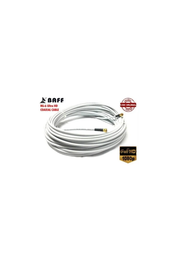 Rg6 Anten Kablosu 25 Metre F Konnektörlü ürün görseli 1