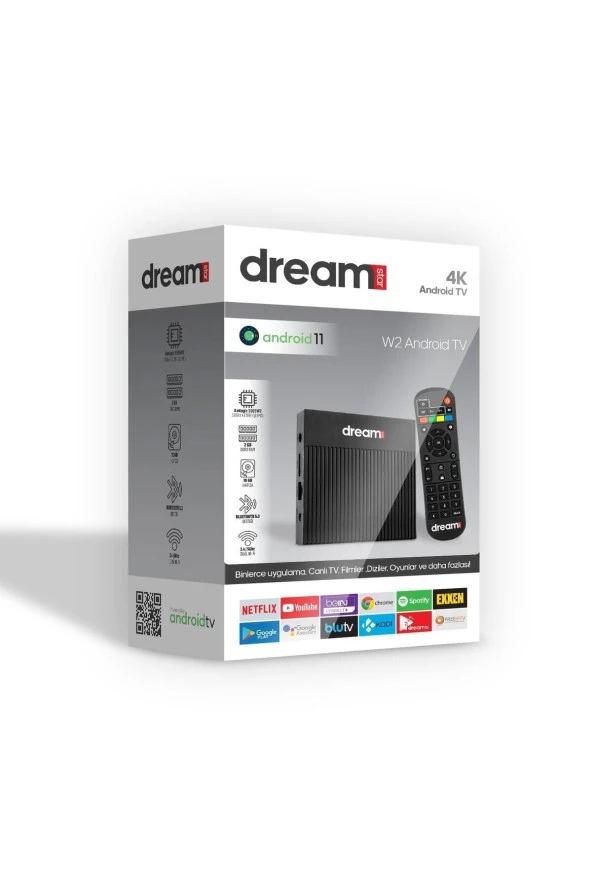 Dreamstar W2 16 GB 4K Android TV Box