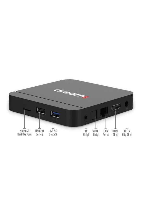 I6 Android Tv Box | 4gb Ram | 64 Gb Hafıza | Sesli Komut Kumanda - 3