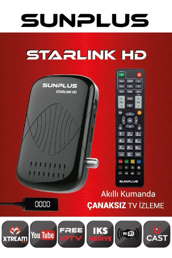 STARLİNK HD WİFİ ÇANAKSIZ UYDU ALICI