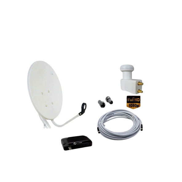 Çanak Anten Set - 25 M Kablo, Tekli Lnb, - Hd Uydu Alıcısı - 4