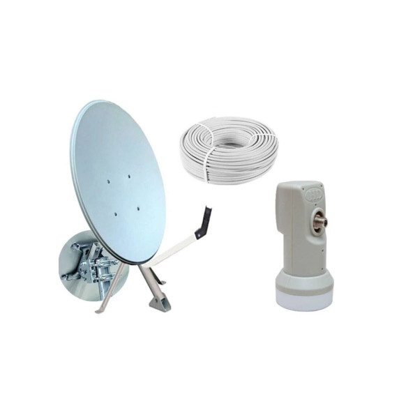 Next 85 Cm Çanak Anten Tekli Lnb 20 Metre Kablo