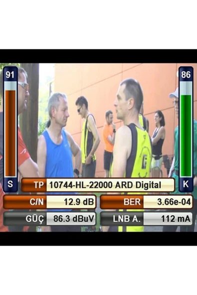 Siyah Satfinder 5 Pro Ahd Hd Görüntülü Uydu Yön Bulucu - Resim 4