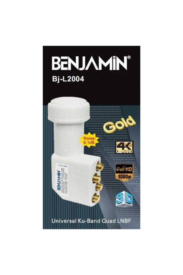 Lnb Dörtlü (quad) Gold 0.1db  Bj-l2004 - 2