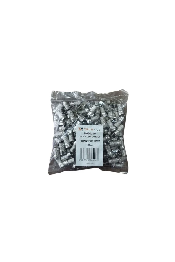 F Konnektör 18mm (100Adet)