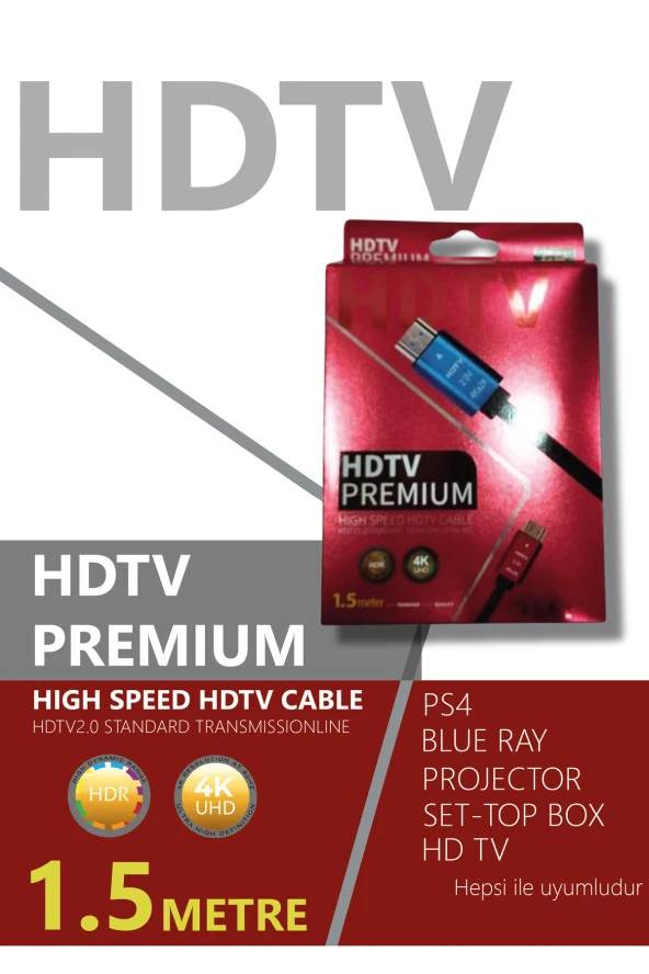 TECHNOZİ 4K 1,5M HDMI Kablo