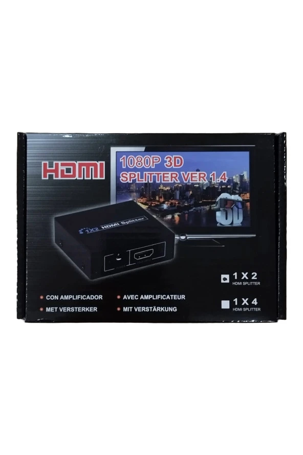 HDMI Splitter 1x2 Çoklayıcı Uyumlu