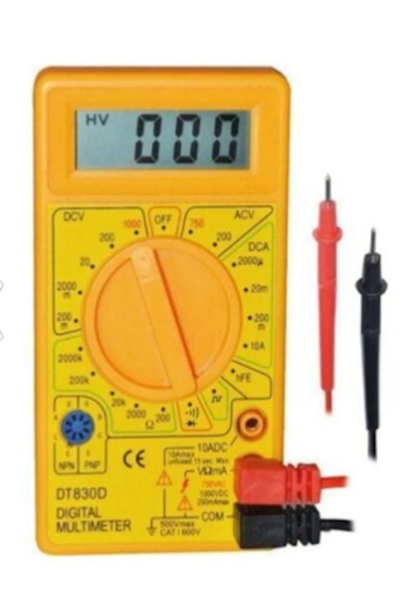 Dijital Multimetre Ölçü Aleti Dt 830d - 3