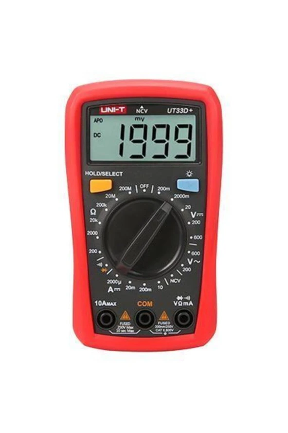 Ut33d+ 600v 10a Dijital Multimetre Ölçü Aleti - 3