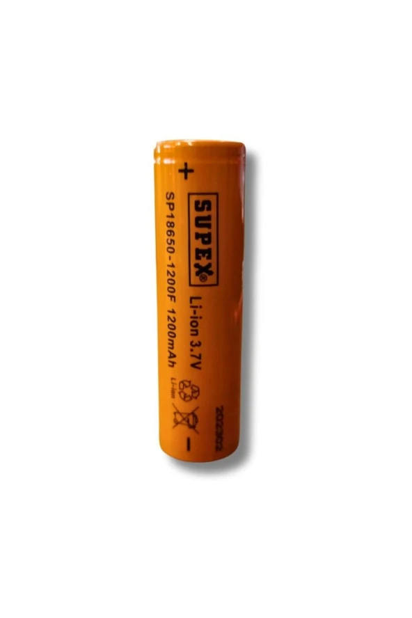 Sp-18650-1200F 3.7v 1200mah Li-ion Pil Başlıksız