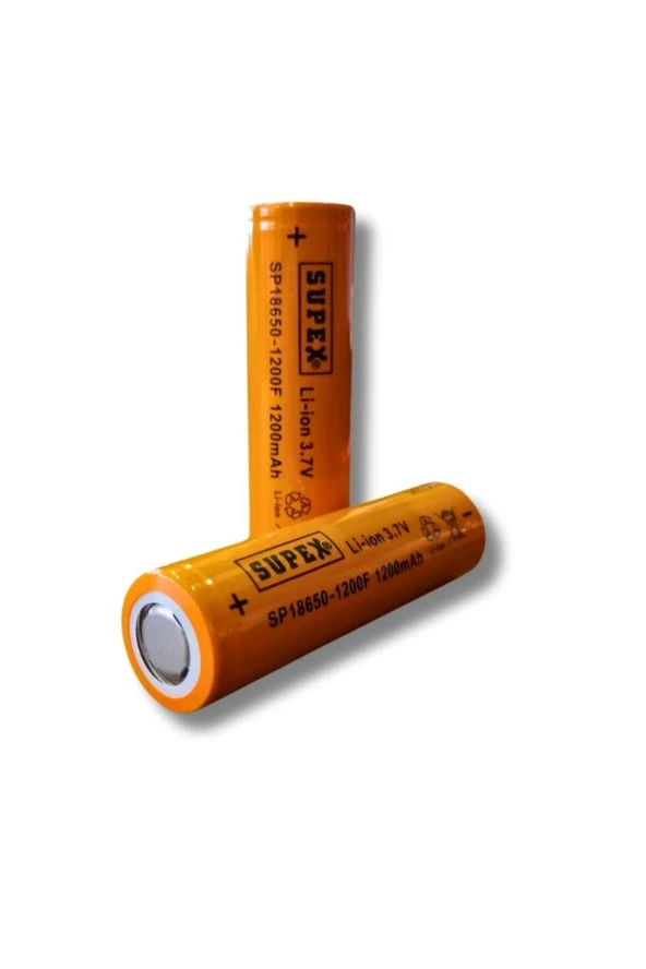 Sp-18650-1200F 3.7v 1200mah Li-ion Pil Başlıksız 2li - 2