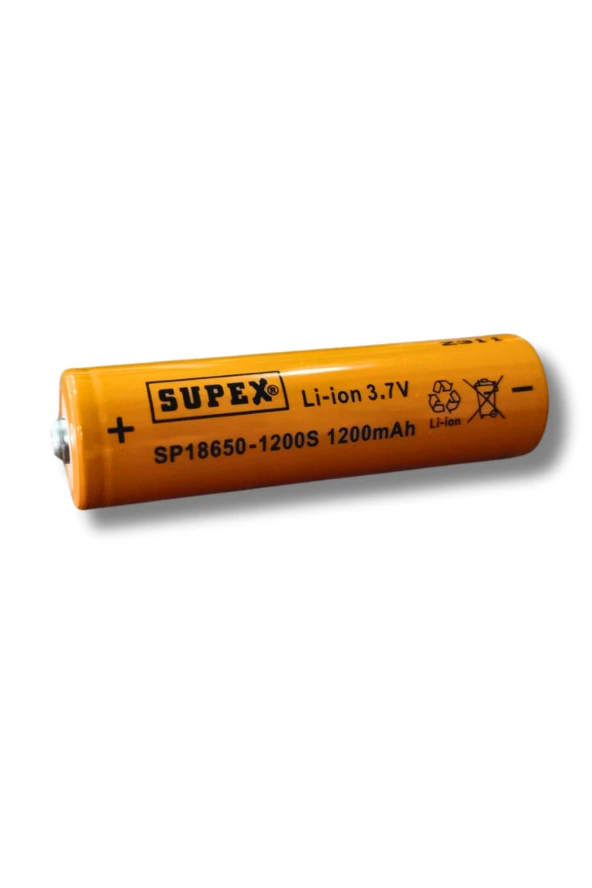 Sp-18650-1200 3.7v 1200mah Li-ion Pil Başlıklı - 2