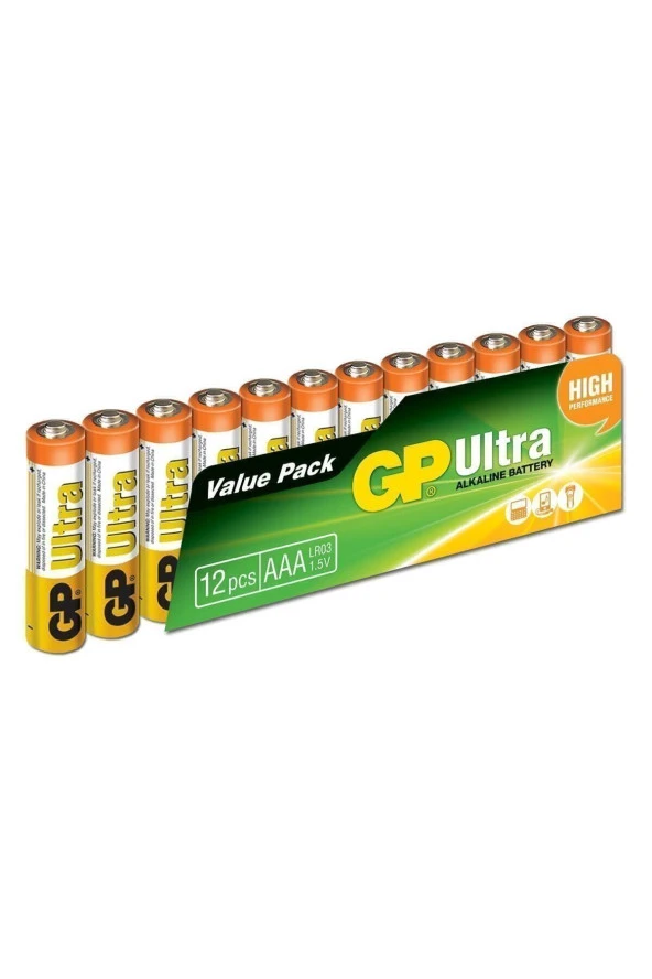 Gp 24au-12li Paket Alkalin Aaa Ince Pil (12Lİ FİYAT)