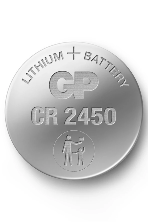 Batteries Cr2450 2450 Boy Lityum Düğme Pil, 3 Volt, 5li Kart - 2