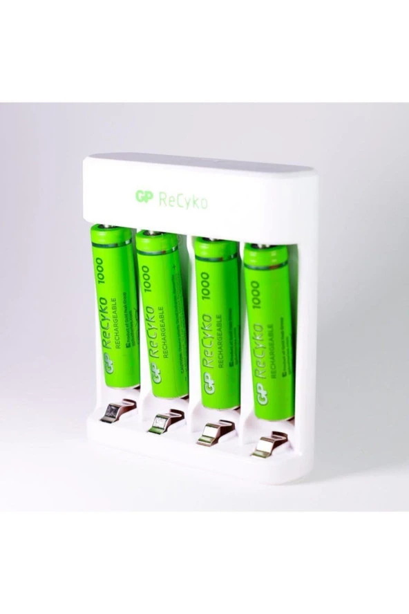 Recyko E411 Usb Aa-aaa Şarj Cihazı + Recyko 1000 Mah Aaa Ince Pil 4lü - 2