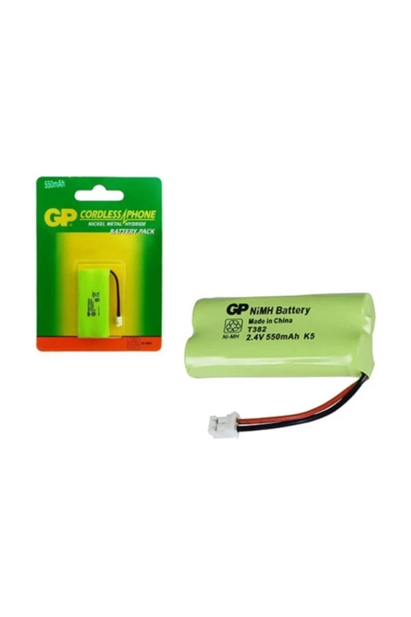 Telsiz Telefon Pili 2.4v 550mah Gp T382