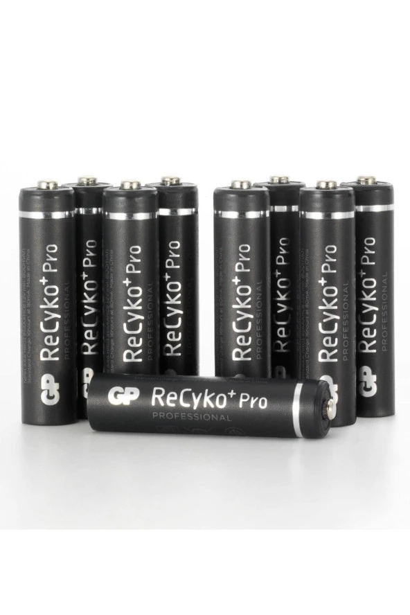 Gp Aaa 800 Mah Şarjlı Ince Kalem Pil 4lü Paket Recyko - 4