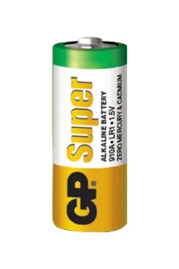 Gp910a Süper Alkalin Lr1/n/910a Boy Yarım Kalem Pil, 1.5 Volt, 2li Kart