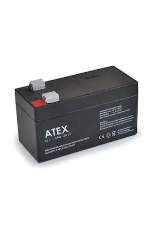 Atex 12v 1.3ah Kuru Akü (97x43x51x57)