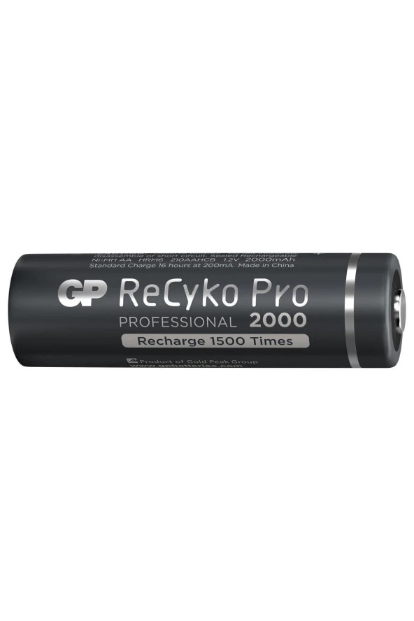 Recyko Pro Aa Kalem 2000 Mah Ni-mh Şarjlı Pil, 1.2 Volt, 4lü Kart - 3