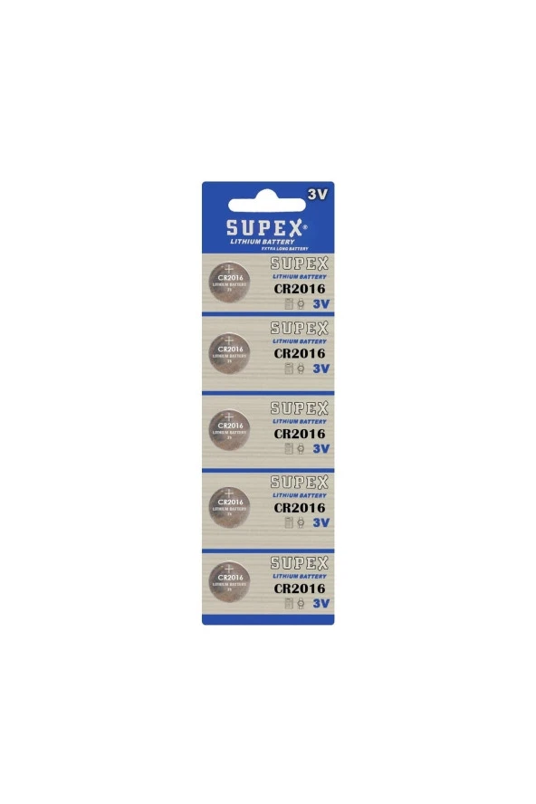 Cr-2016 3v Lityum Para Pil 5li