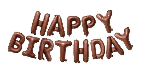 Happy Bırthday Çikolata Folyo Balon