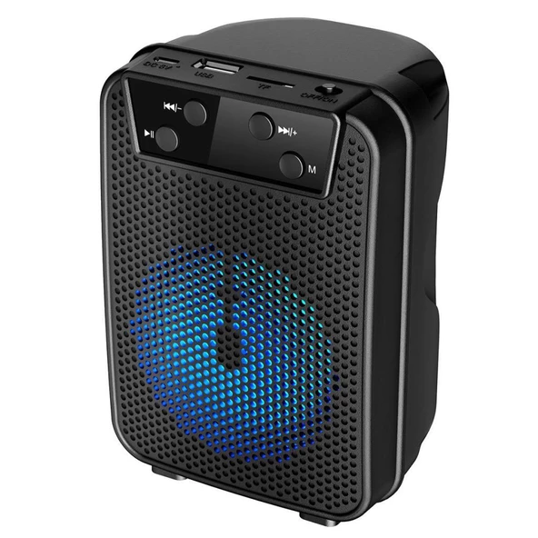 GTS-1345 Rgb Ledli Bluetooth Hoparlör Usb-Tf-Fm Radyo