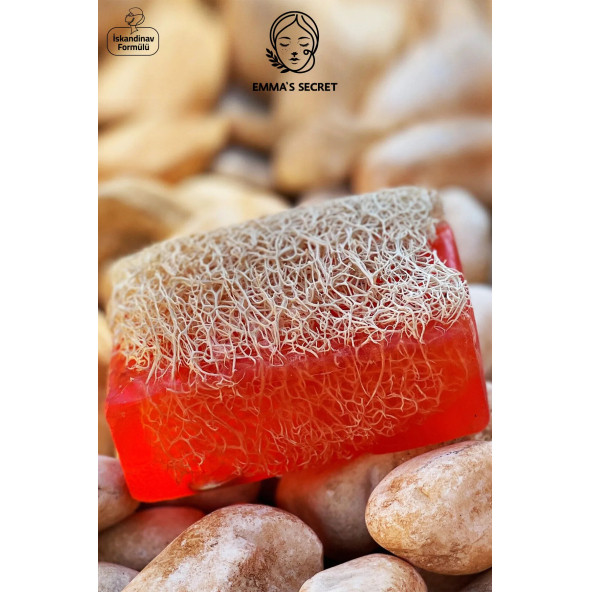 EMMAS SECRET Doğal Kabak Lifli Gül Sabunu - İskandinav formülü 125 gr - 3