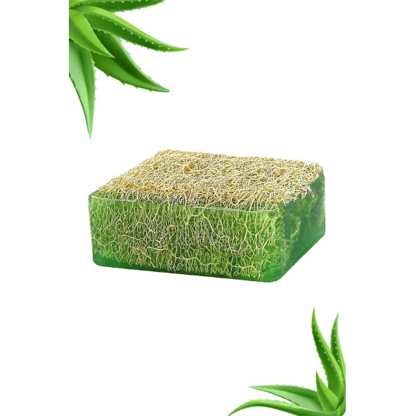 EMMAS SECRET Doğal Kabak Lifli Aloe Vera Sabunu - İskandinav formülü 125 gr - 2