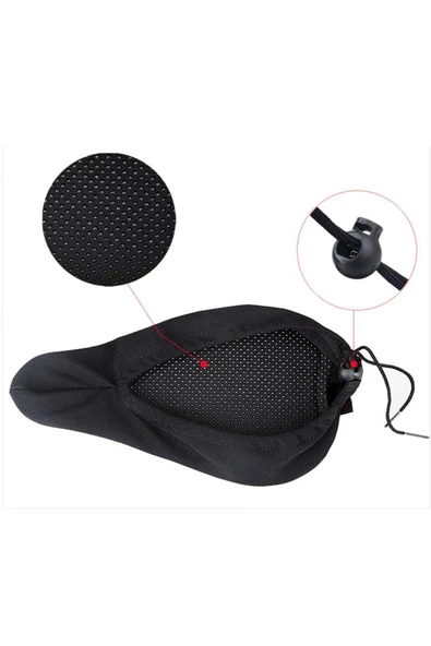 Bisiklet Ultra Yumuşak Dolgulu Jel Rahat Koltuk Sele Kılıfı - Resim 2