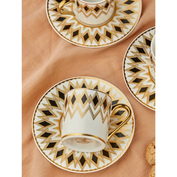 Cooker CKR2909 Porselen Kahve Fincan Seti - 2