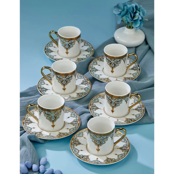 Cooker CKR3137 Porselen Kahve Fincan Seti - 3