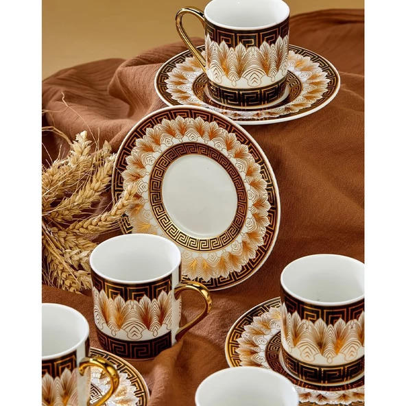 Cooker CKR2911 Porselen Kahve Fincan Seti - 4