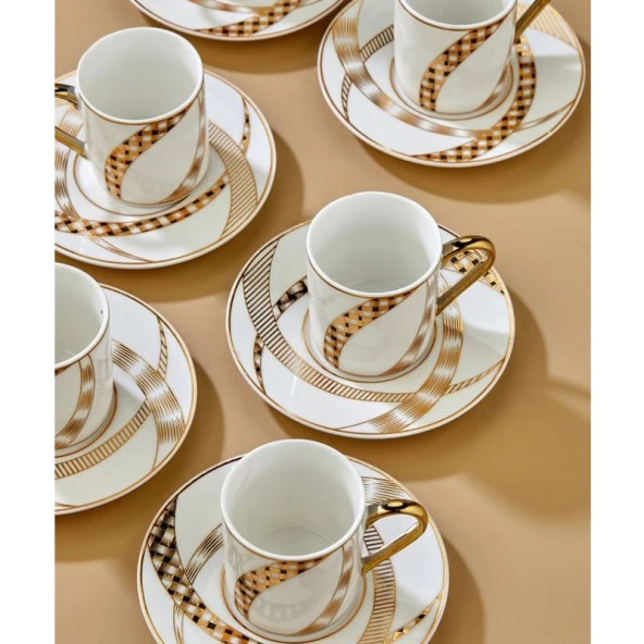 Cooker CKR2908 Porselen Kahve Fincan Seti - 2